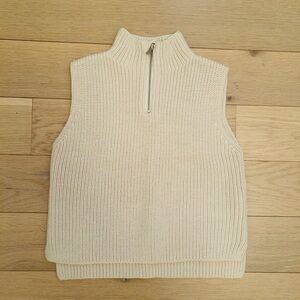 H&M Beige Knit Sweater Vest for kids